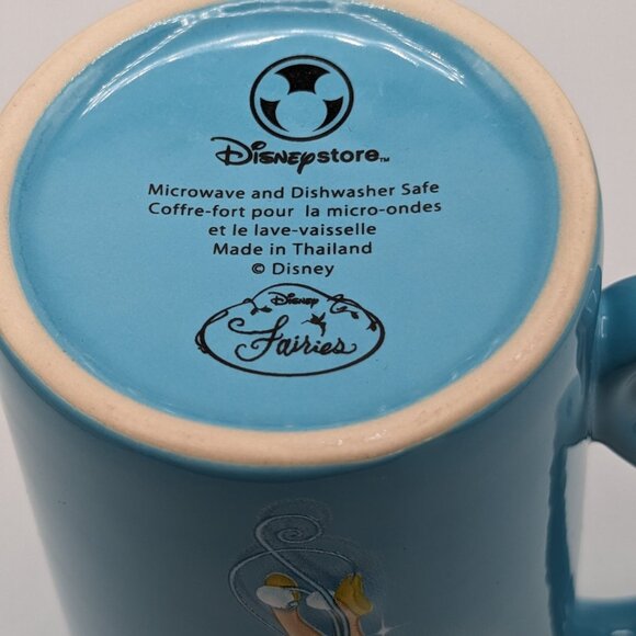 Disney Tinkerbell 3D Blue Tall Ceramic Mug, Enchanting Fairies Collection, 6.25" - Picture 6 of 10